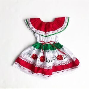 Handmade Mexican style dress fits 12-18 months